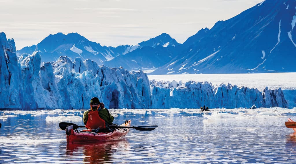 Kayaking in the Arctic